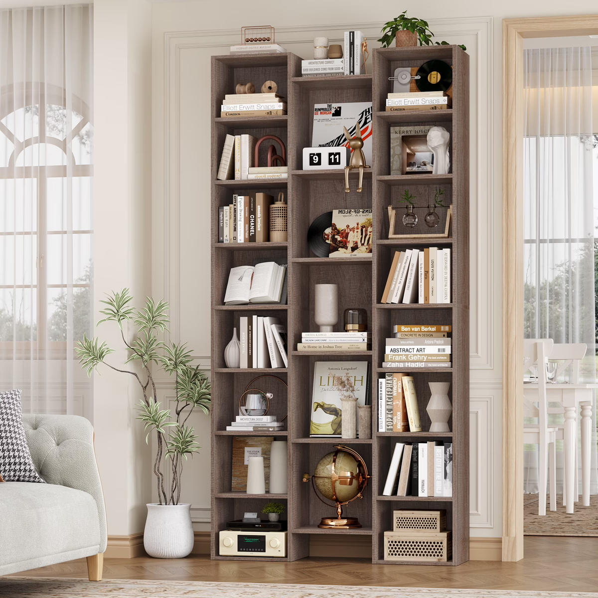 HOMFA 21-Cube Bookcase