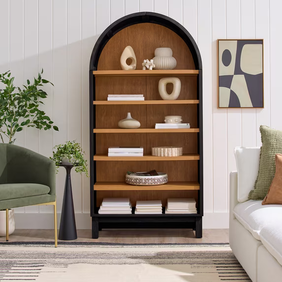 Juliet Open Arch Bookcase
