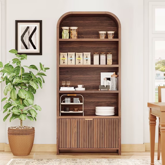 YOCWO Arched Bookcase